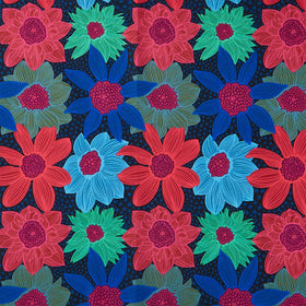 Jumpstart - Stairs & Stripes Navy Yardage