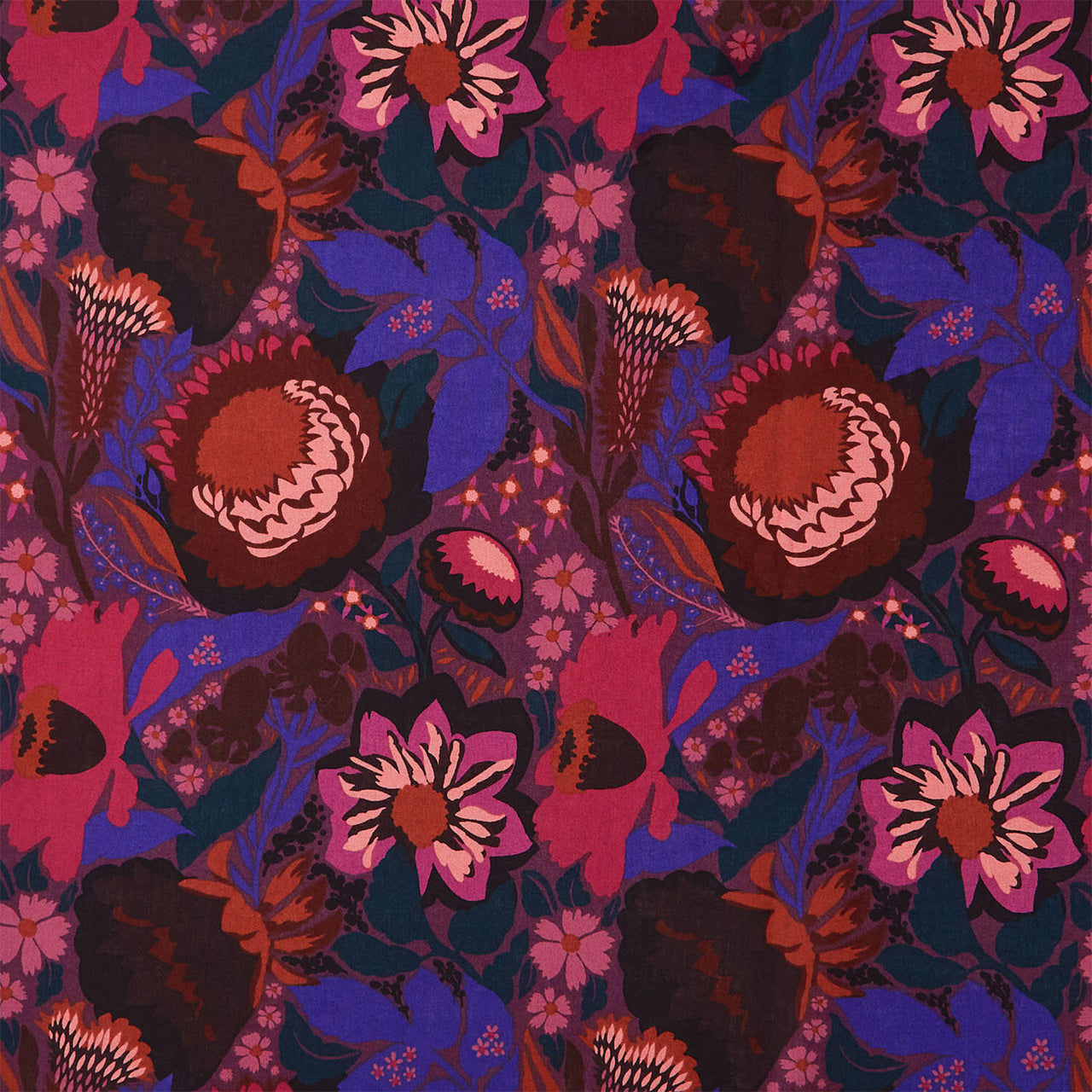 Jumpstart - Shadows Plum 108" Wide Backing