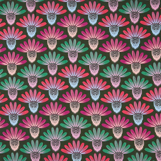 Perennial Borders - Echinacea Rhythm Forest Yardage