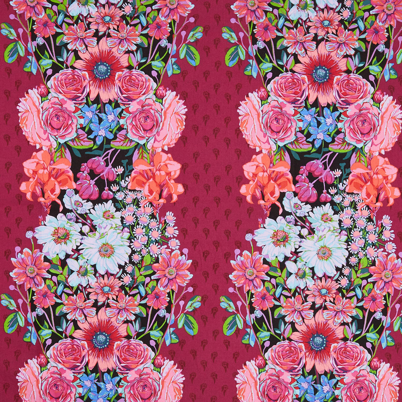 Perennial Borders - Beata'S Garden Plum Yardage