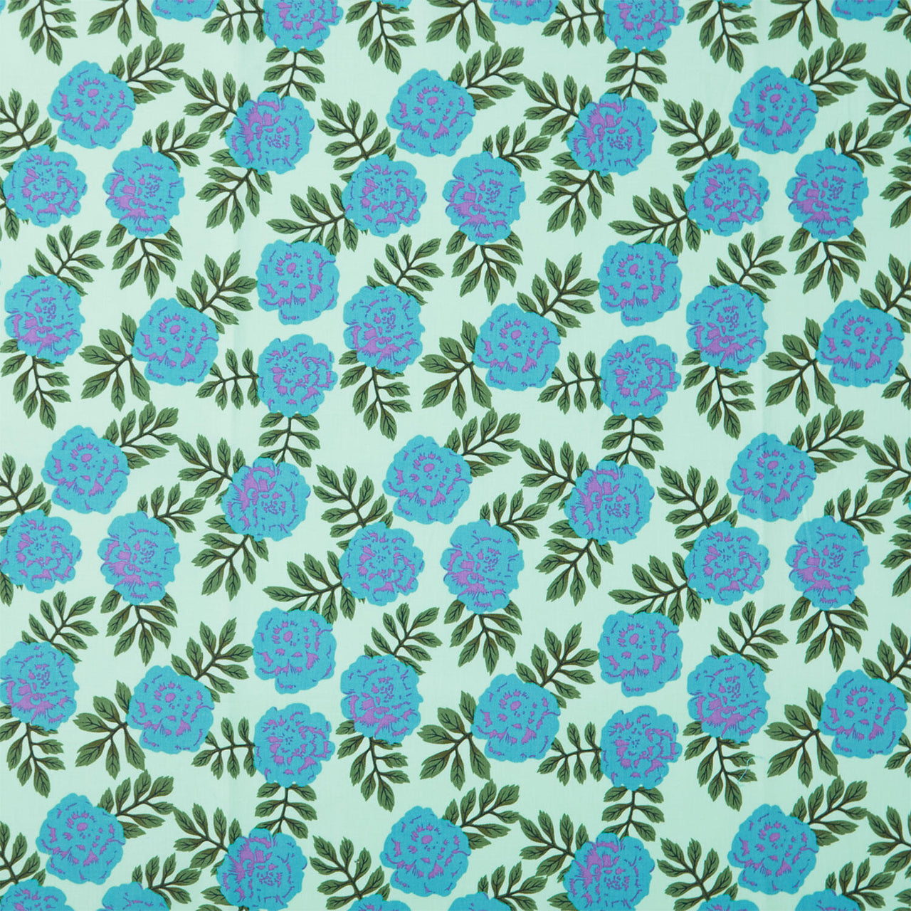 Yesterday - Carnation Aqua Yardage