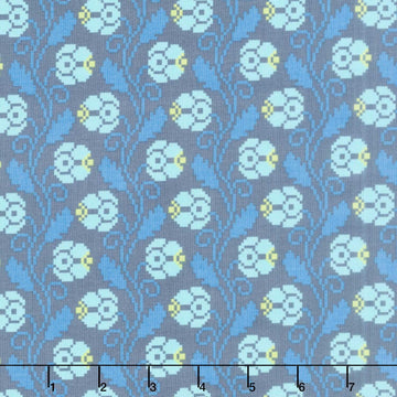 Heiress - Curled Vine Dusk Yardage