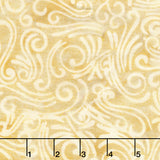 Swirls II Batik 108" Wide Backing - Swirls Oatmeal 108" Wide Backing