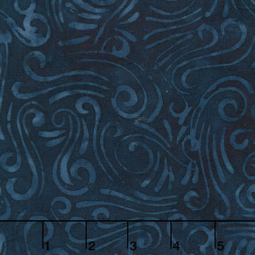 Swirls II Batik 108" Wide Backing - Swirls Indigo 108" Wide Backing