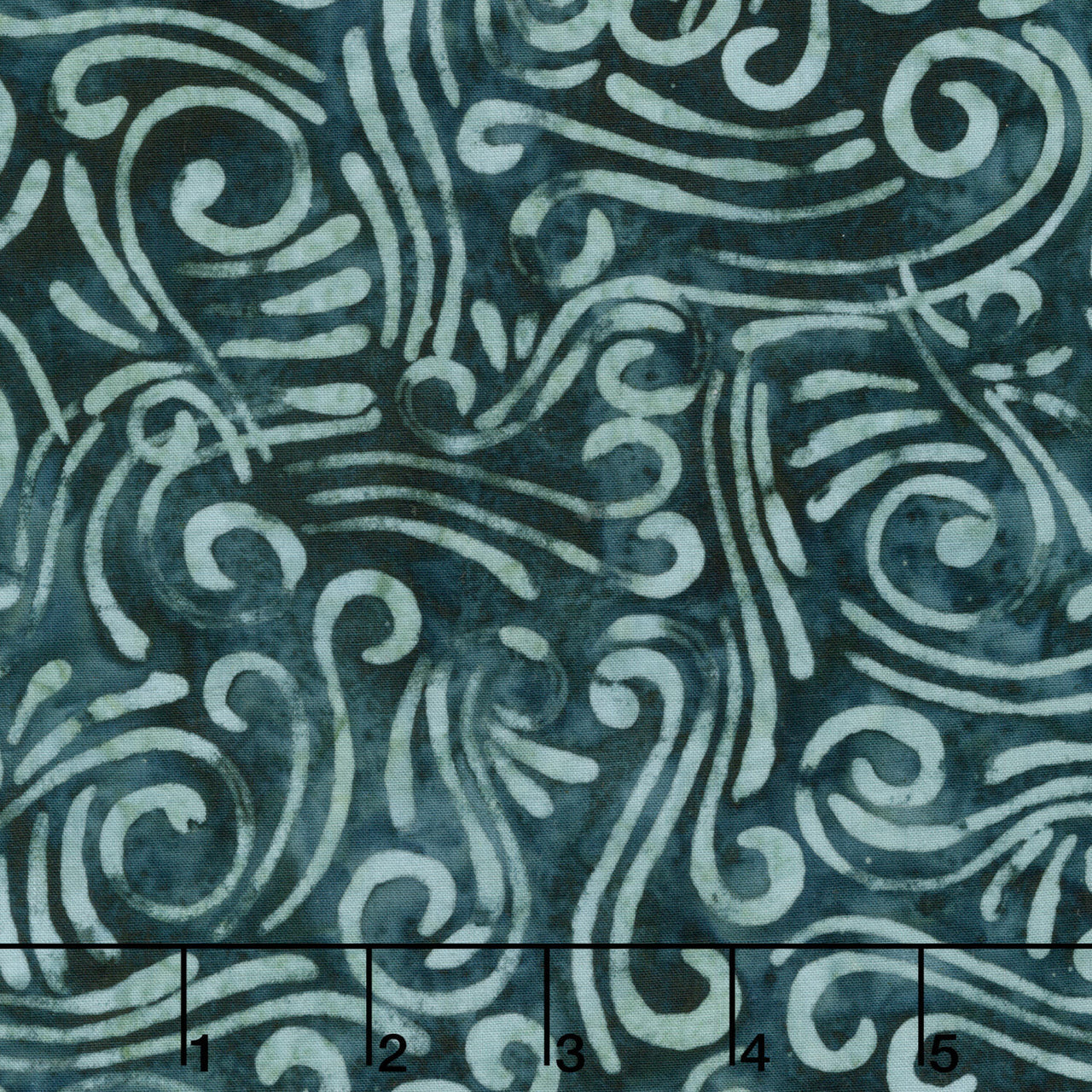 Swirls II Batik 108" Wide Backing - Swirls Dark Teal 108" Wide Backing