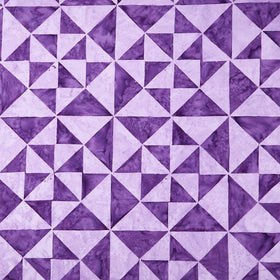 Quilt Blocks - Quilt Block 1 Cheater Print Violet 108" Wide Yardage