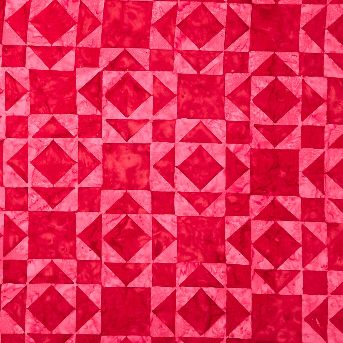 Quilt Blocks - Quilt Block 2 Cheater Print Lipstick Red Yardage