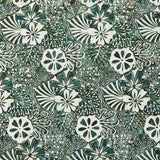 Monstera Deliciosa Batiks - Collage Forest Green Yardage