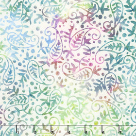 Jasmine Jewels - Vine Ivory Yardage
