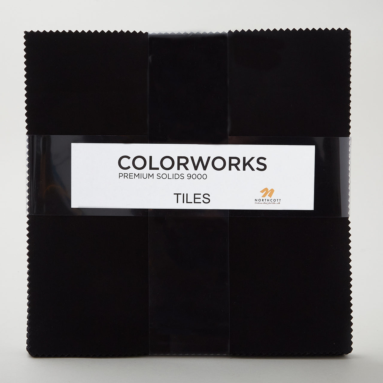 Colorworks Premium Solids Black Tiles