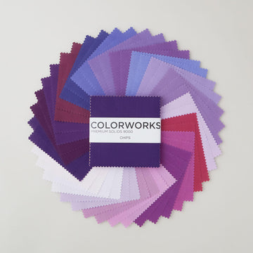 Colorworks Premium Solids Majestic Purples Chips