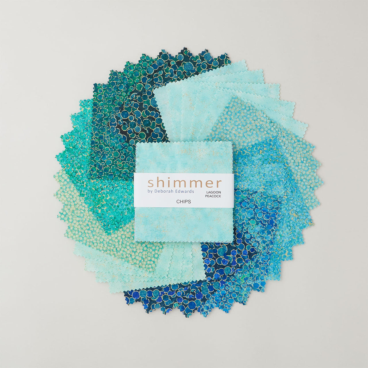 Shimmer - Lagoon & Peacock Metallic Chips