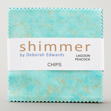 Shimmer - Lagoon & Peacock Metallic Chips