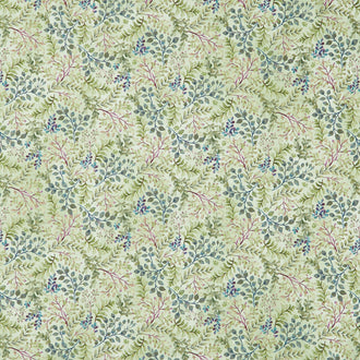 Nightshade - Tossed Leaf Green Multi Yardage
