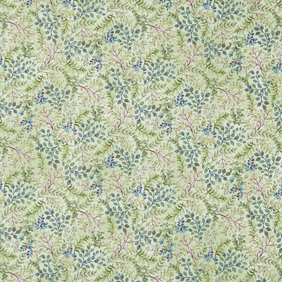 Nightshade - Tossed Leaf Green Multi Yardage