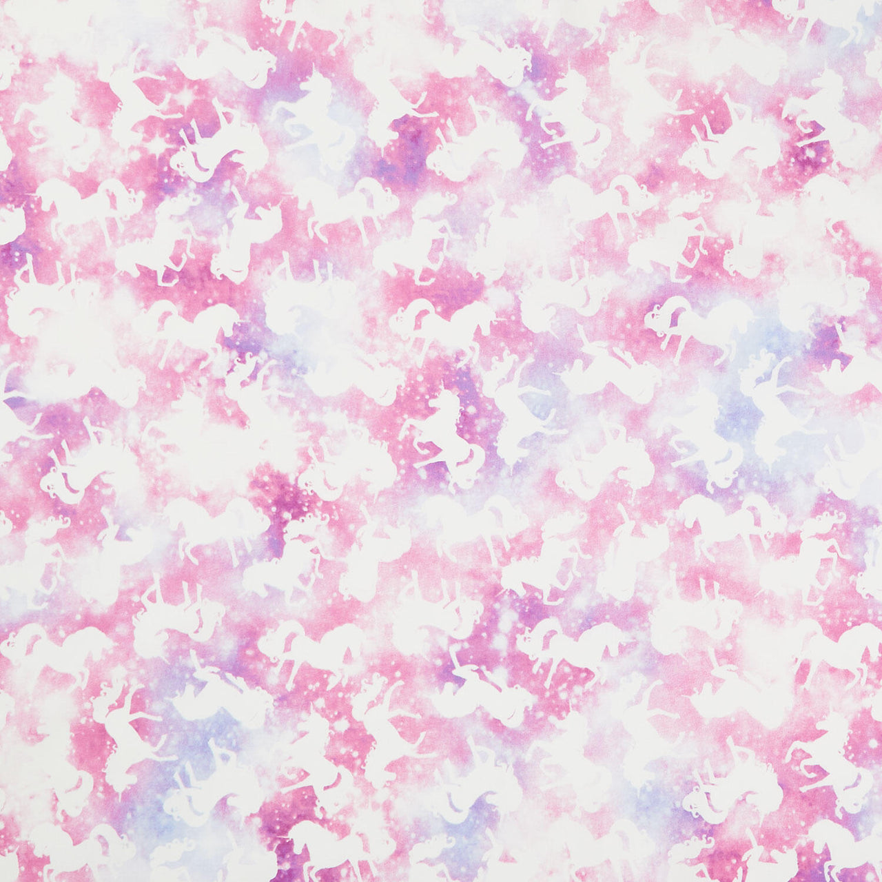Sparkle Magic - Unicorn Toss Dark Pink Multi Yardage