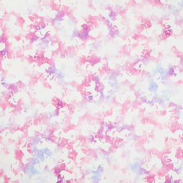 Sparkle Magic - Unicorn Toss Dark Pink Multi Yardage