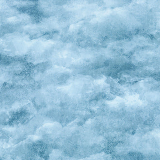 Stonehenge - Eagle Pass Clouds Blue Yardage