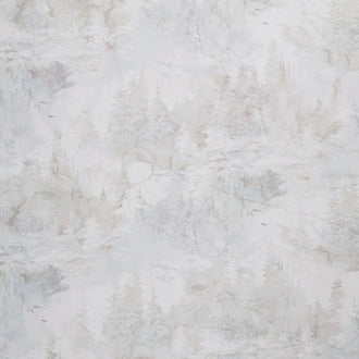 Highland View - Tree Blender White Multi Digitally Printed Yardage