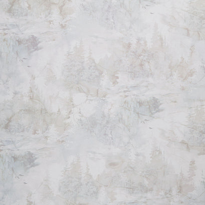 Highland View - Tree Blender White Multi Digitally Printed Yardage