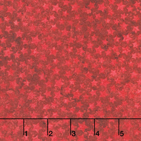 Stonehenge - Stars and Stripes Star Blender Red Yardage