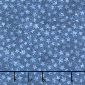 Stonehenge - Stars and Stripes Star Blender Dark Blue Yardage