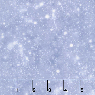 Wild at Heart - Snow Medium Blue Yardage