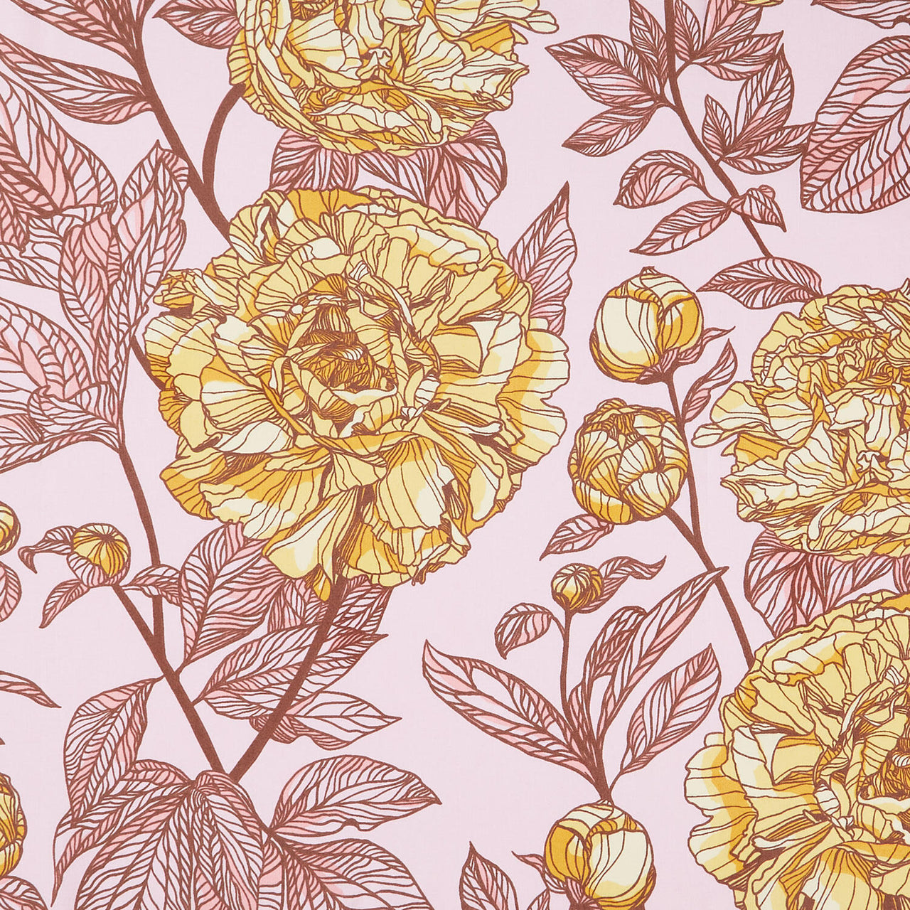 Indelible - Peony Sunshine 108" Wide Backing