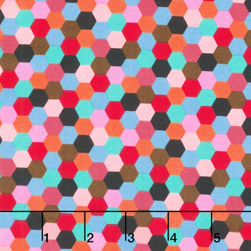 Piecework - Hexagons Rustic Yardage