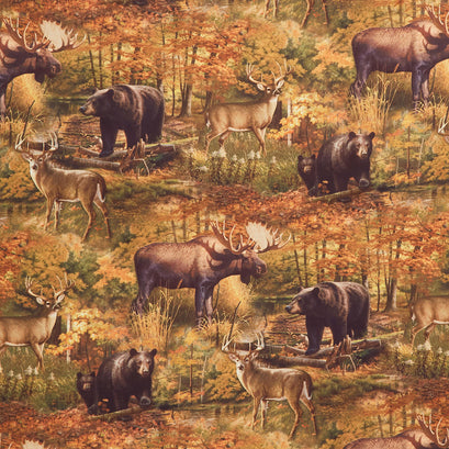 Wilderness - Scenic Rust Multi Yardage