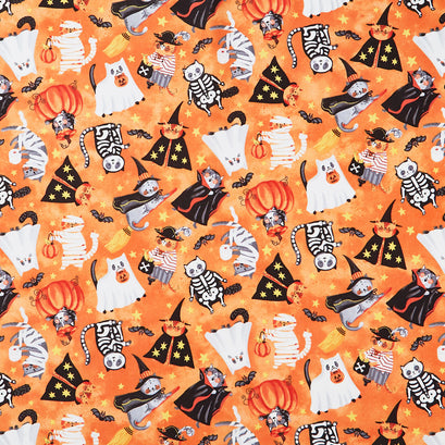 The Boo Crew - Boo Crew Toss Orange Multi Yardage