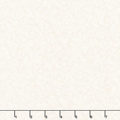Holiday Joy - Scroll Cream Yardage