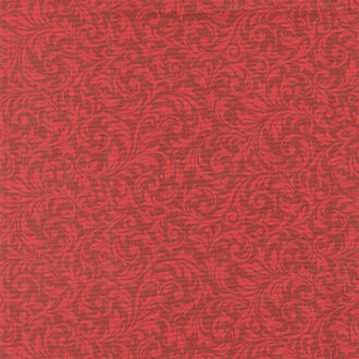 Holiday Joy - Scroll Red Yardage