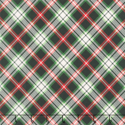 Highland Heart - Plaid Black Multi Yardage