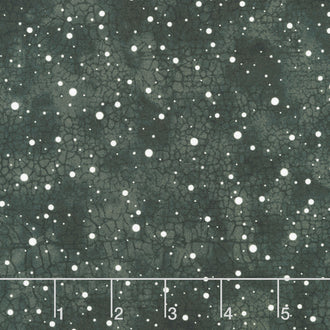 Winter Song - Snow Blender Black Yardage