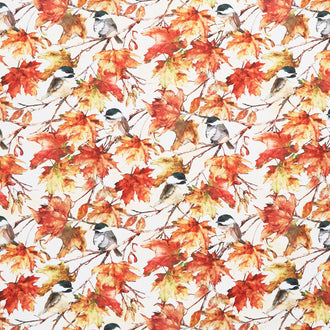 Autumn Breeze - Birds Cream Multi Yardage