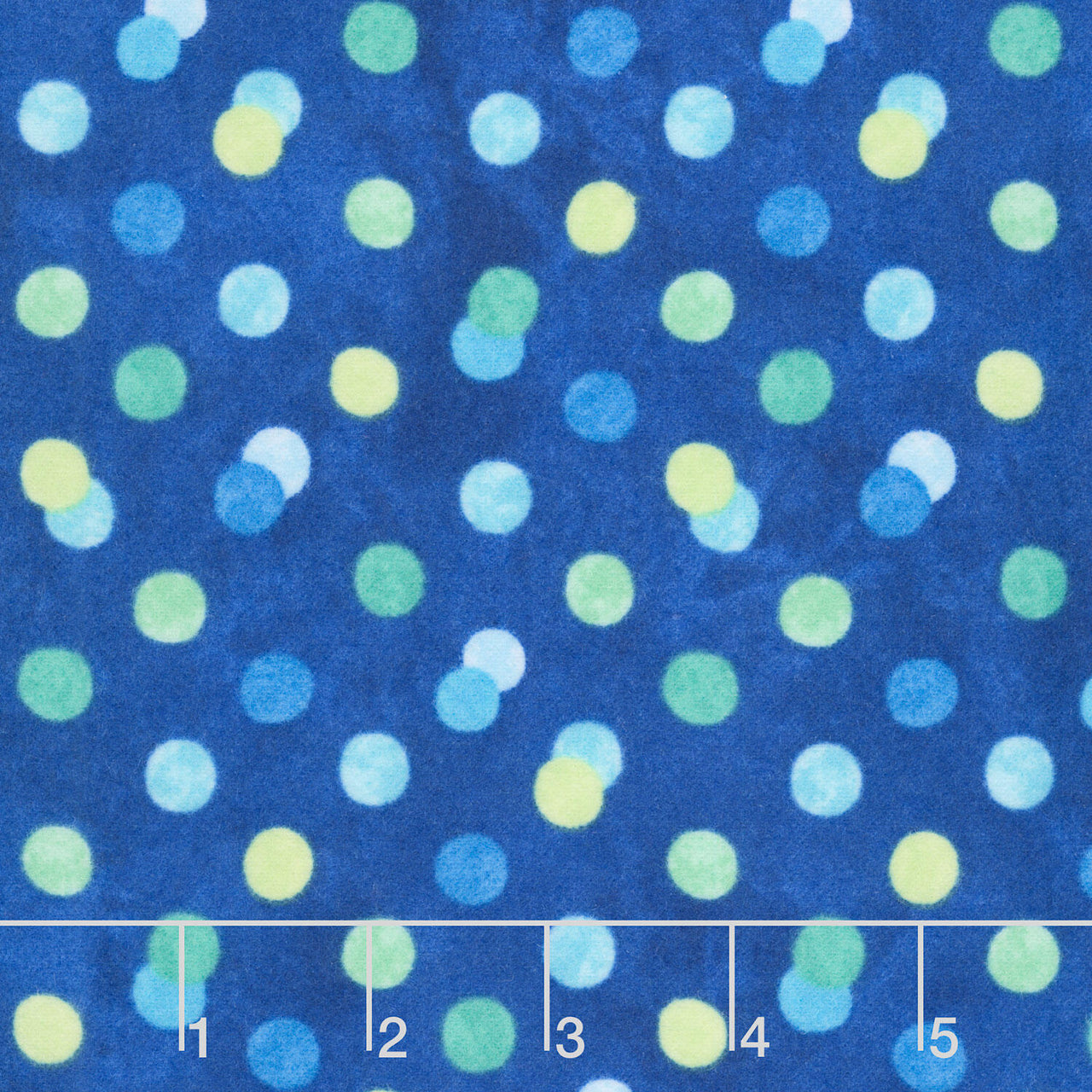 Hugs and Kisses Flannel - Big Hugs Blue Multi Yardage