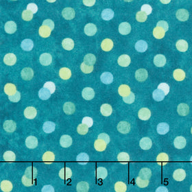 Hugs and Kisses Flannel - Big Hugs Teal Multi Yardage