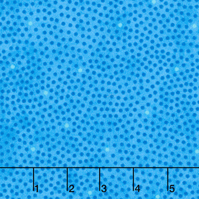 Hugs and Kisses Flannel - Little Hugs Blue Yardage