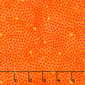 Hugs and Kisses Flannel - Little Hugs Orange Yardage