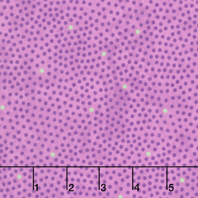 Hugs and Kisses Flannel - Little Hugs Purple Yardage