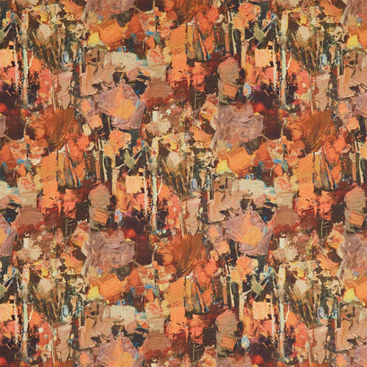 First Snow - Rust Trees Rust Multi Yardage
