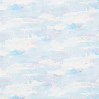First Snow - Brush Strokes Blue Yardage