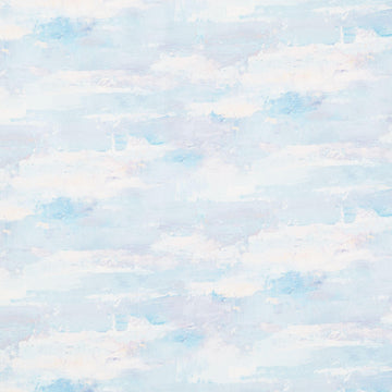 First Snow - Brush Strokes Blue Yardage