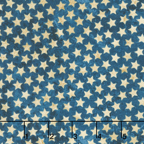 Stonehenge - America 250 Stars Navy-Beige Yardage
