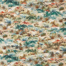 The Great Outdoors - Desert Scene Rust Multi Yardage