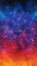 Space Odyssey - Galaxy Ombre Dark Blue Yardage