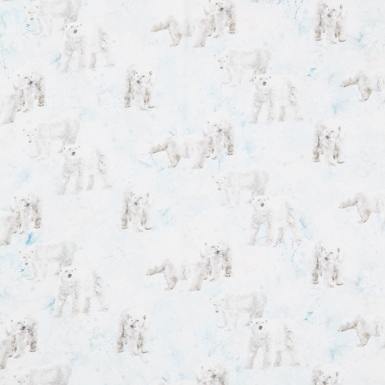 Tundra Crossing - Polar Bears White Yardage