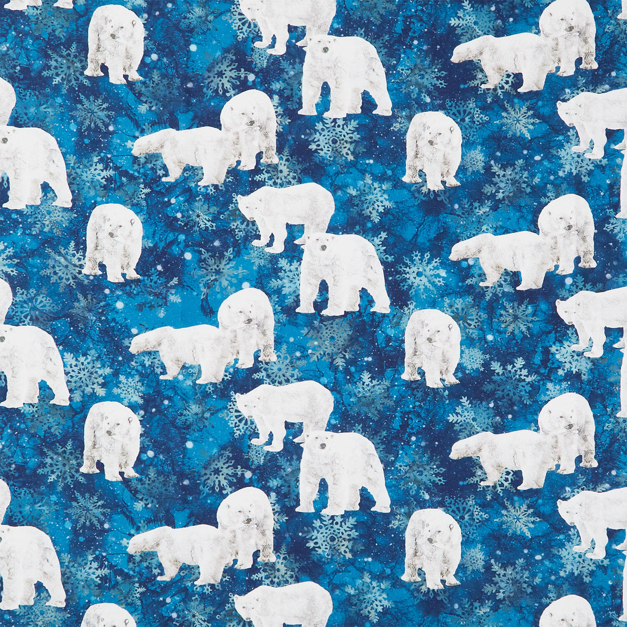 Tundra Crossing - Polar Bears Navy Yardage