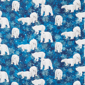 Tundra Crossing - Polar Bears Navy Yardage